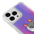 iPhone 13 Pro Max Kedicik Telefon Kılıfı - Neon - Violet