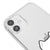 iPhone 12 Mini Atkılı Kedi Telefon Kılıfı - Şeffaf - Saydam