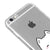 iPhone 6 Atkılı Kedi Telefon Kılıfı - Şeffaf - Saydam
