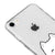 iPhone 8 Atkılı Kedi Telefon Kılıfı - Şeffaf - Saydam