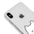 iPhone XS Atkılı Kedi Telefon Kılıfı - Şeffaf - Saydam