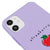 iPhone 11 Strawberry Telefon Kılıfı - Renkli Silikon - Lila