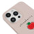 iPhone 16 Pro Max Strawberry Telefon Kılıfı - Renkli Silikon - Pudra