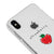 iPhone XS Strawberry Telefon Kılıfı - Şeffaf - Saydam