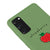 Samsung S20 Strawberry Telefon Kılıfı - Renkli Silikon - Yeşil