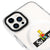 iPhone 16 Pro Max Comic Cartoon Telefon Kılıfı - Magsafeli Artycase - Beyaz