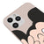 iPhone 11 Pro Cartoon Mouse Telefon Kılıfı - Renkli Silikon - Pudra