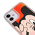iPhone 12 Cartoon Mouse Telefon Kılıfı - Neon - Turuncu