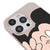 iPhone 13 Pro Cartoon Mouse Telefon Kılıfı - Renkli Silikon - Pudra