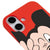 iPhone 17 Cartoon Mouse Telefon Kılıfı - Renkli Silikon - Kırmızı