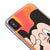 iPhone XS Cartoon Mouse Telefon Kılıfı - Neon - Turuncu