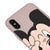 iPhone XS Cartoon Mouse Telefon Kılıfı - Renkli Silikon - Pudra