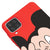 Samsung A12 Cartoon Mouse Telefon Kılıfı - Renkli Silikon - Kırmızı