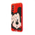 Samsung M23 5G Cartoon Mouse Telefon Kılıfı - Renkli Silikon - Kırmızı