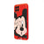 Samsung M53 Cartoon Mouse Telefon Kılıfı - Renkli Silikon - Kırmızı