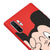 Samsung Note 10 Plus Cartoon Mouse Telefon Kılıfı - Renkli Silikon - Kırmızı