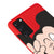 Samsung S20 Cartoon Mouse Telefon Kılıfı - Renkli Silikon - Kırmızı