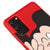 SAMSUNG S20 FE Cartoon Mouse Telefon Kılıfı - Renkli Silikon - Kırmızı