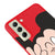 Samsung S21 Cartoon Mouse Telefon Kılıfı - Renkli Silikon - Kırmızı