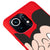 Xiaomi Mi 11 Cartoon Mouse Telefon Kılıfı - Renkli Silikon - Kırmızı
