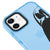 iPhone 11 Half Dark Telefon Kılıfı - Artycase - Azure