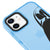 iPhone 12 Mini Half Dark Telefon Kılıfı - Artycase - Azure