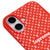 iPhone 17 Supreme LV Telefon Kılıfı - Renkli Silikon - Kırmızı