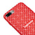 iPhone 7 Plus Supreme LV Telefon Kılıfı - Renkli Silikon - Kırmızı
