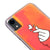iPhone XR Kalp Figürü Telefon Kılıfı - Neon - Turuncu