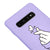 Samsung S10 Plus Kalp Figürü Telefon Kılıfı - Renkli Silikon - Lila