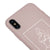 iPhone XS Max Face Telefon Kılıfı - Renkli Silikon - Pudra