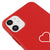 iPhone 11 Heart Telefon Kılıfı - Renkli Silikon - Kırmızı