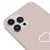 iPhone 12 Pro Max Heart Telefon Kılıfı - Renkli Silikon - Pudra