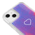 iPhone 13 Heart Telefon Kılıfı - Neon - Violet