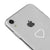 iPhone XR Heart Telefon Kılıfı - Şeffaf - Saydam