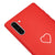 Samsung Note 10 Heart Telefon Kılıfı - Renkli Silikon - Kırmızı