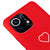 Xiaomi Mi 11 Heart Telefon Kılıfı - Renkli Silikon - Kırmızı