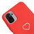 XİAOMİ REDMİ NOTE 10 Heart Telefon Kılıfı - Renkli Silikon - Kırmızı
