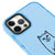 iPhone 12 Pro Edepsiz Kedi Telefon Kılıfı - Artycase - Azure