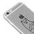 iPhone 6S Plus Edepsiz Kedi Telefon Kılıfı - Şeffaf - Saydam