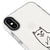 iPhone XS Edepsiz Kedi Telefon Kılıfı - Artycase - Beyaz