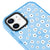 iPhone 12 Mini Papatya Desenli Telefon Kılıfı - Artycase - Azure