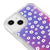iPhone 13 Mini Papatya Desenli Telefon Kılıfı - Neon - Violet