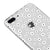 iPhone 8 Plus Papatya Desenli Telefon Kılıfı - Şeffaf - Saydam