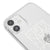 iPhone 12 Mini Taktik Tahtası Telefon Kılıfı - Şeffaf - Saydam