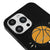 iPhone 14 Pro Basketbol Topu Telefon Kılıfı - Renkli Silikon - Siyah