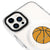 iPhone 16 Pro Max Basketbol Topu Telefon Kılıfı - Magsafeli Artycase - Beyaz