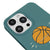 iPhone 16 Pro Max Basketbol Topu Telefon Kılıfı - Renkli Silikon - Haki