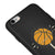 iPhone 6 Basketbol Topu Telefon Kılıfı - Renkli Silikon - Siyah