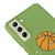 Samsung S21 Basketbol Topu Telefon Kılıfı - Renkli Silikon - Yeşil